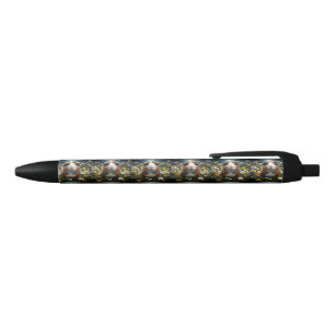 Stylo Bleu Lune De Cochon Et Marguerites Brown Et Blanche,