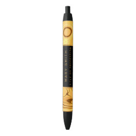 Stylo Bleu Marbre Or Luxe