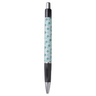 Stylo Bleu Marocain Trellis, Lattes, Quatrefoil