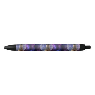 Stylo Bleu Meerkat Sur Blue Moonlight Night Watch,