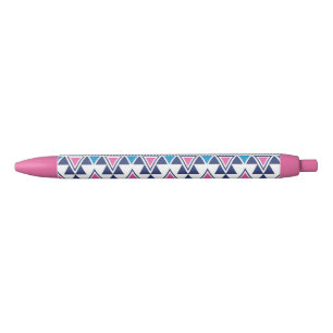 Stylo Bleu Motif tribal ethnique