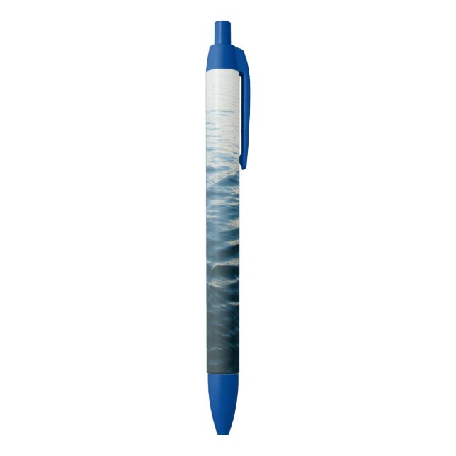 Stylo Bleu Nuances d'eau bleue Photographie de la nature Abst (Bas (Vertical))