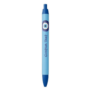 Stylo Bleu Oeil malin grec