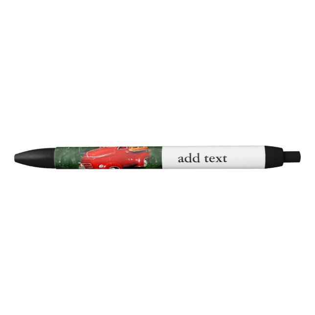 Stylo Bleu Ornement de Noël de Camion Rouge (4) (Devant)