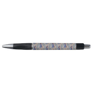 Stylo bleu Peacock