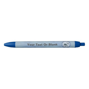 Stylo Bleu Père Noël 1er Polar Airlift Sqdn - Subduit