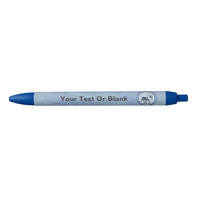 Stylo Bleu Père Noël 1er Polar Airlift Sqdn - Subduit (Devant)