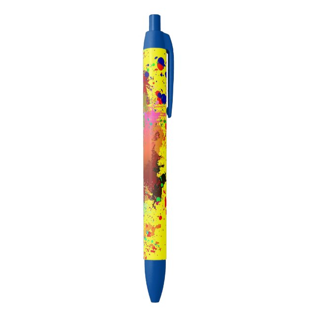 Stylo Bleu Plaque de peinture Abstraite (Bas (Vertical))