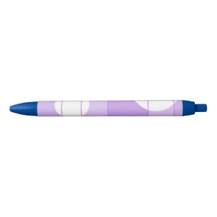 Stylo Bleu Points et rayures dans FairytalePurple