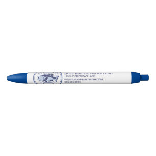 Stylo Bleu Poisson de basse bleue de pêcheur personnalisé