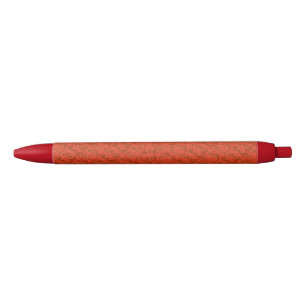 Stylo Bleu Rouge Abstrait Géométrique Fantaisiste