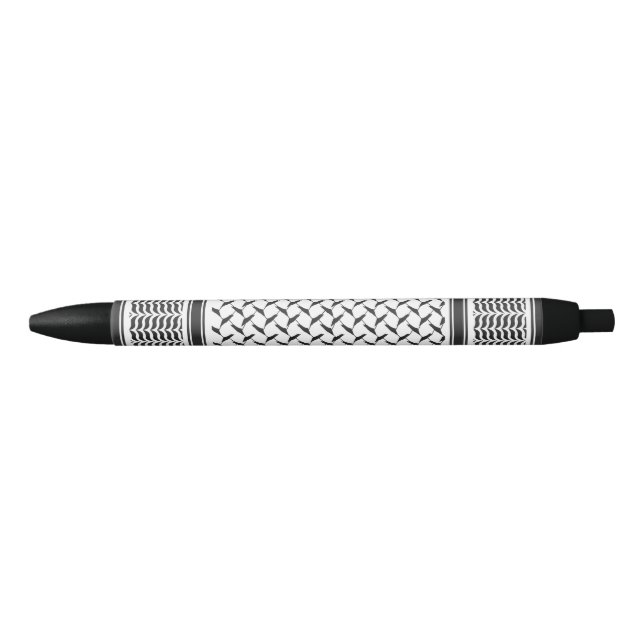 Stylo Bleu Sigle en noir et blanc de Joranian (Devant)