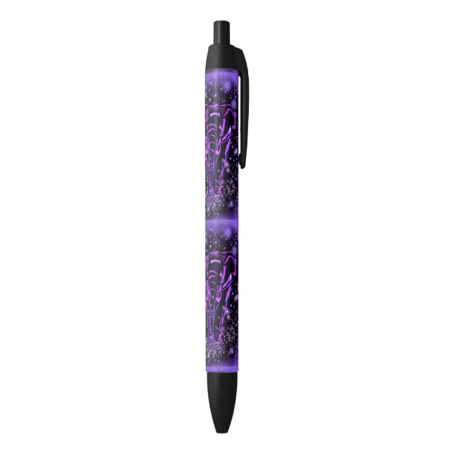 Stylo Bleu Stylet éléphants Marcher La Nuit étoilée (Bas (Vertical))