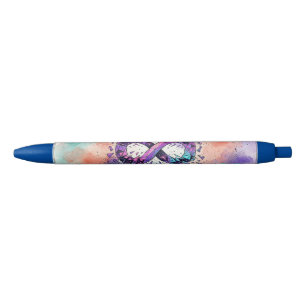 Stylo Bleu Symbole Neurospicy ADHD Autisme Neurodiversité