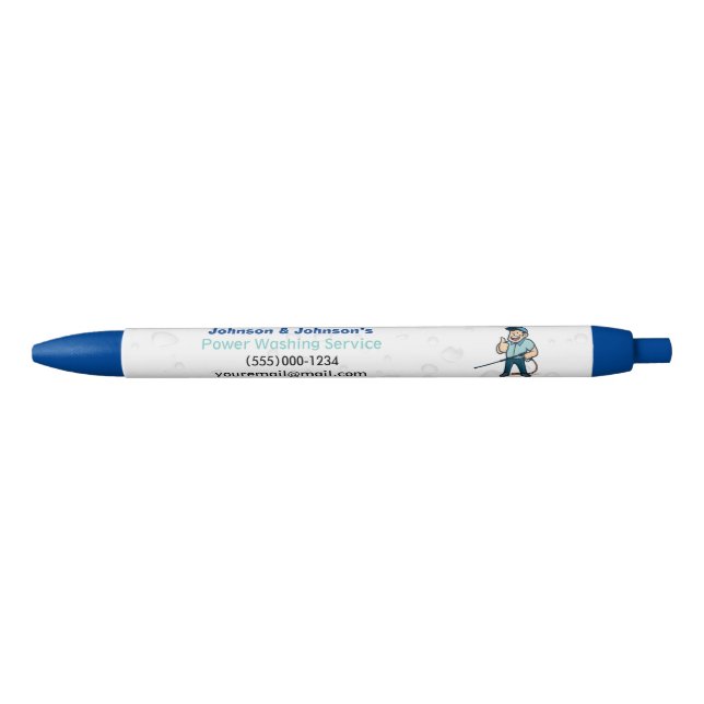 Stylo Bleu Water SplashService de nettoyage à haute pression  (Devant)