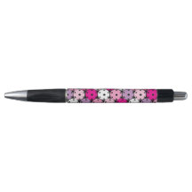 Boulettes roses, blanches et violettes,