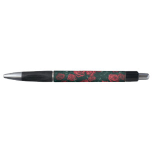 Stylo Bouquet de roses rouges