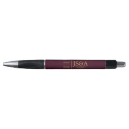 Stylo Burgundy Gold Justice Columns Law Firm