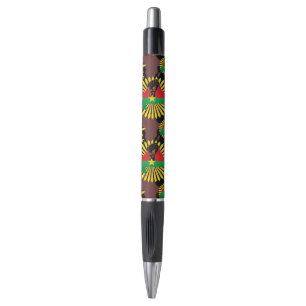 Stylo Burkina Faso Carte, drapeau et première révolution