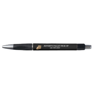 Stylo Caisse en palette en bois professionnel noir