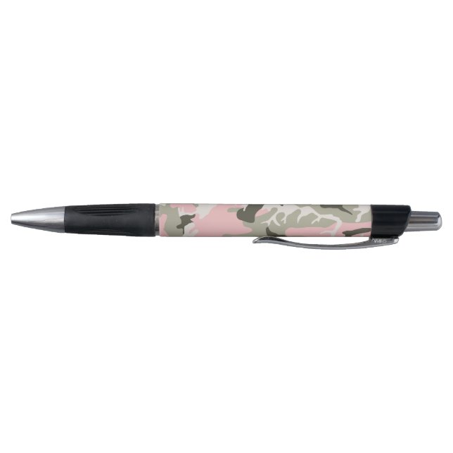 Stylo Camouflage rose et vert, Militaire, Armée (Bas)