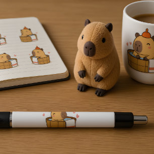 Stylo Capybara   Cadeau de papeterie d'animal mign