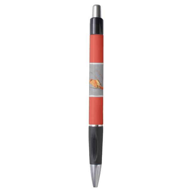 Stylo Cardinal sur la peinture de branche - Art original (Devant (Vertical))