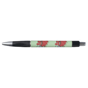 Stylo Caricature Dragon Rouge