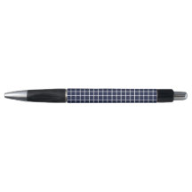 Stylo Carré géométrique bleu