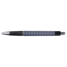 Stylo Carré géométrique bleu