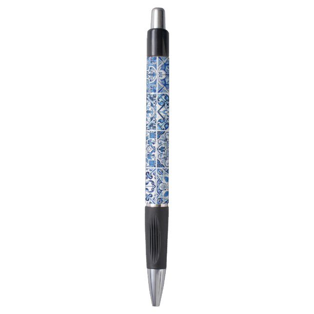 Stylo Carrelage méditerranéen, Portugais, Azulejo, Majol (Devant (Vertical))