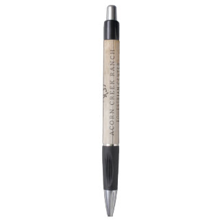 Stylo Centre équestre en bois rustique