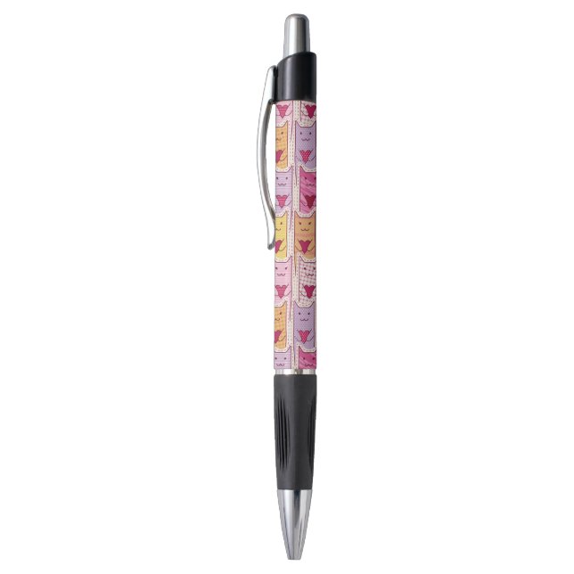 Stylo Chats mignons avec les coeurs affectueux (Haut (Vertical))