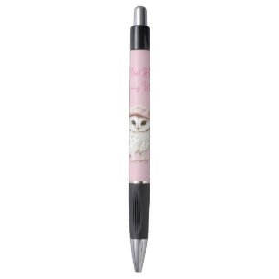 Stylo Chic Béret Rose Marron Blanc Hibou À Vous Revoir