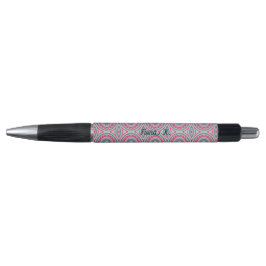 Stylo Circular Pattern Name Customizable Ballpoint Pen