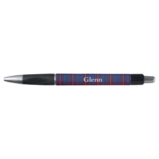 Stylo Clan Classique Glenn Tartan Plaid Custom Pen (Devant)