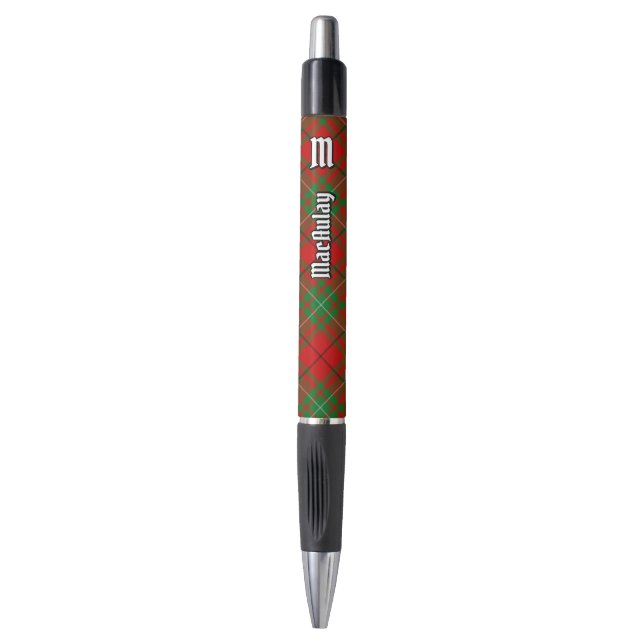 Stylo Clan MacAulay Tartan Pen (Devant (Vertical))