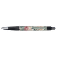 Classy Chic Roses Peinture Botanique d'Art Fin