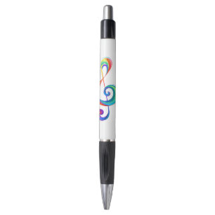 Stylo Clé arc-en-ciel