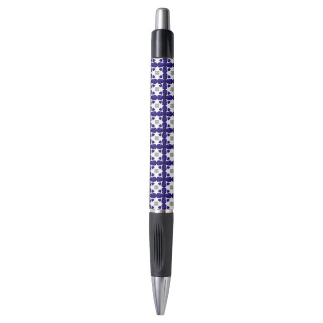 Stylo Clocher bleu (Devant (Vertical))