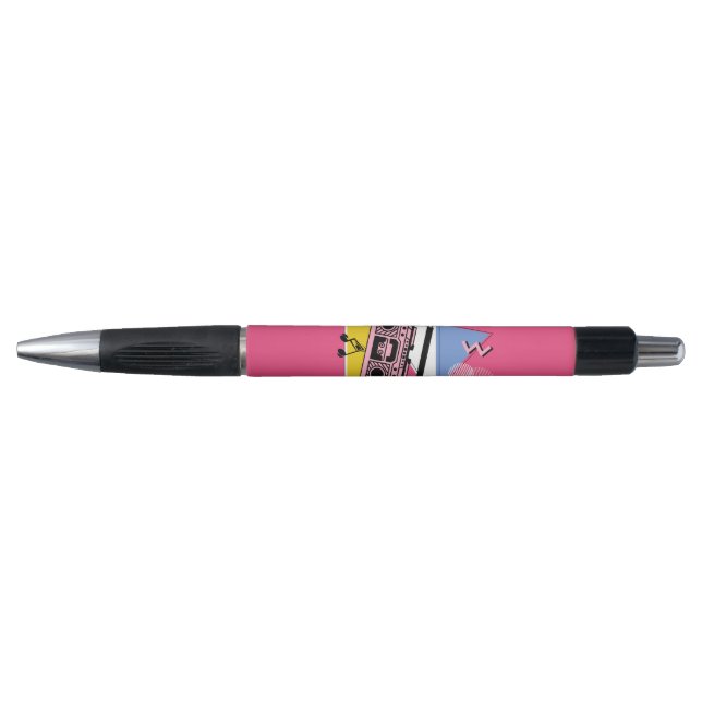 Stylo Conception de boite de style rétro (Devant)