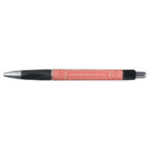 Stylo Coral simplement floral personnalisé