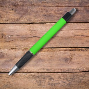 Stylo Couleur solide verte néon Classique