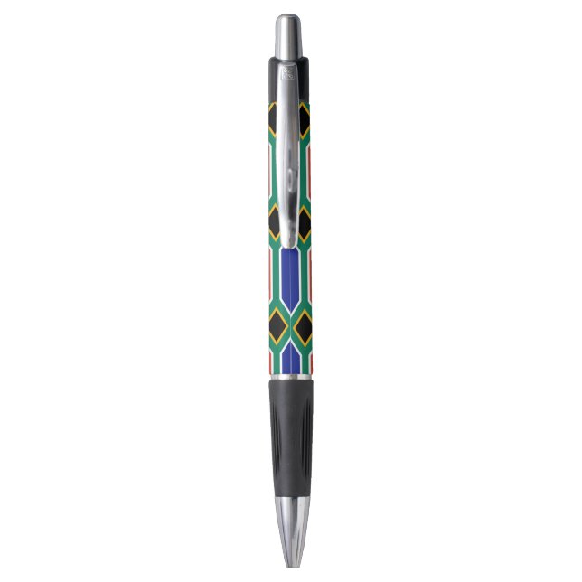 Stylo Couleurs sud-africaines Motifs du drapeau (Dos (Vertical))
