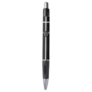 Stylo Croix blanche simple sur noir