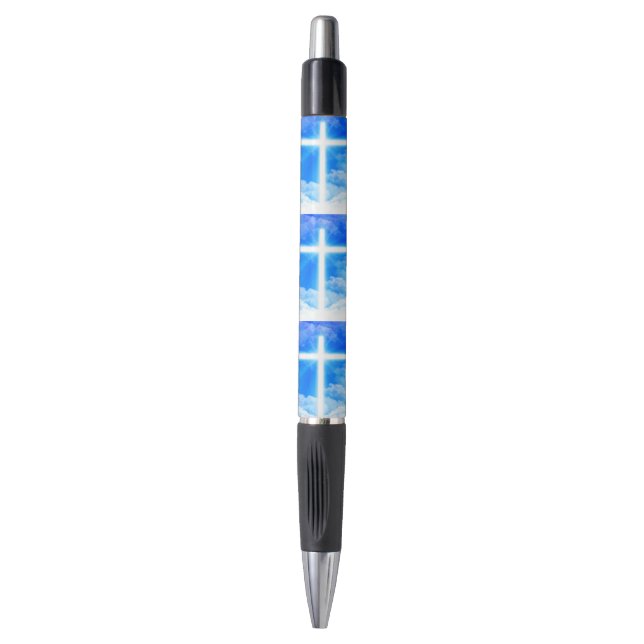 Stylo Croix de chrétien personnalisable de Jésus-Christ (Devant (Vertical))