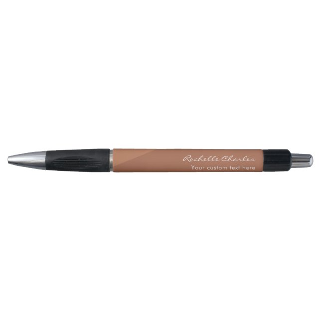 Stylo Custom Modern Elegant Copper Business Promotional (Devant)