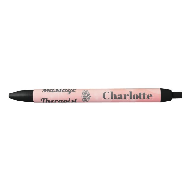 Stylo de conception massothérapeute personnalisé (Devant)