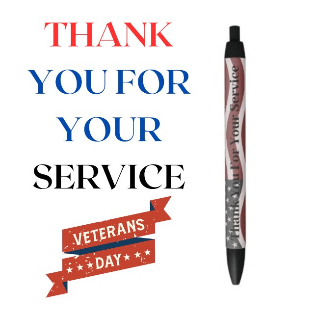 Stylo de jour pour vétérans du service Merci (Créateur téléchargé)