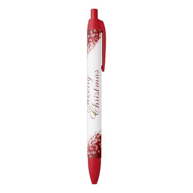 Stylo de neige de Joyeux Noël (Bas (Vertical))